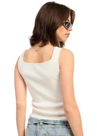 Squared Neck Rib Top