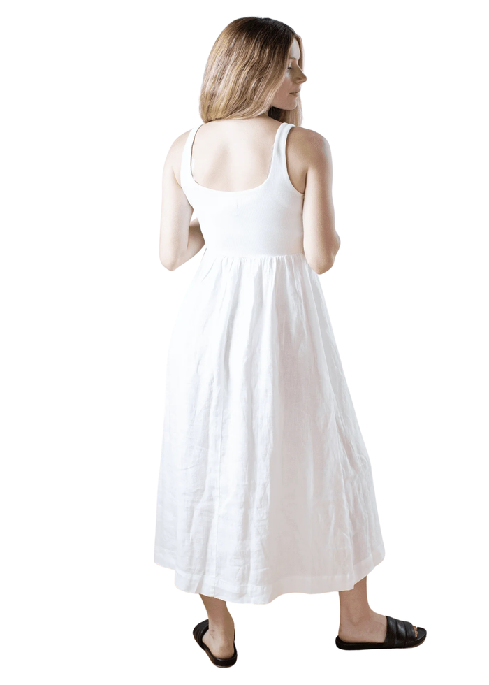 Sleeveless Knit Combo Dress