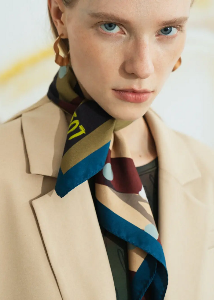 Pan Pan Silk Bandana