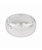 Hammered Metal Hinged Bangle Bracelet