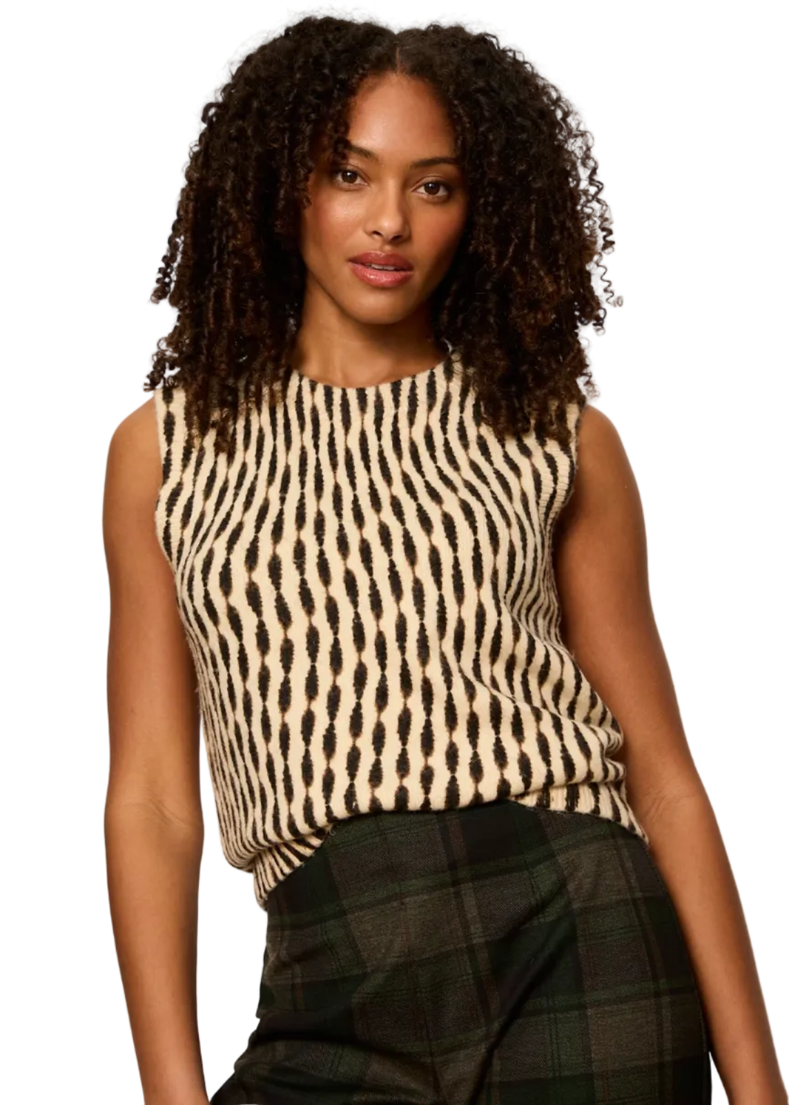 Soft Printed Shell Top