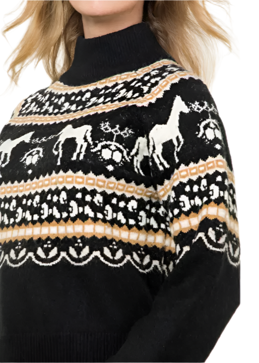 Horse Fair Isle Sweater