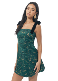 Hannah Shoulder Tie Mini Dress