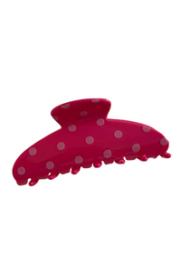 Stylish Polka Dots Large Acetate Hair Claw