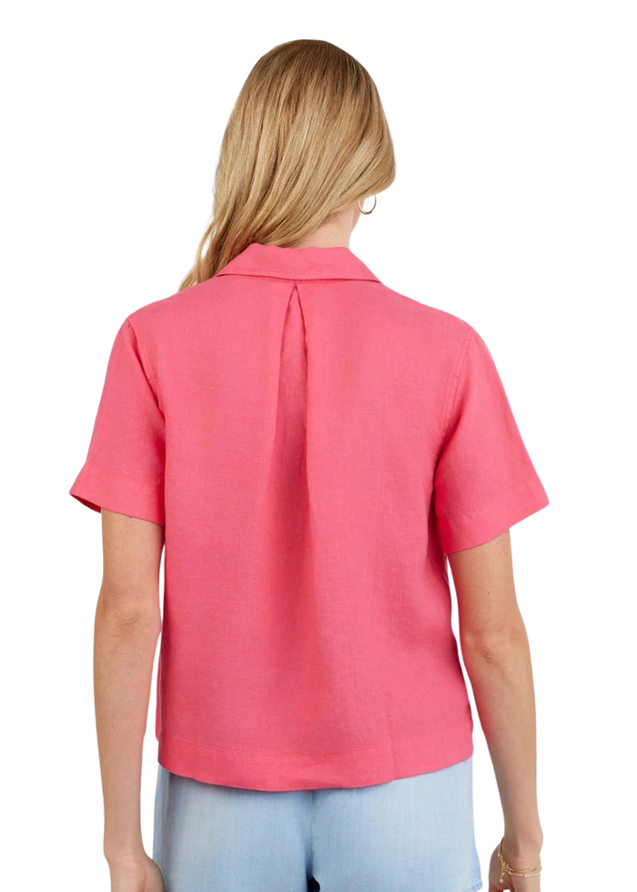 Short Sleeve Flowy Button Down