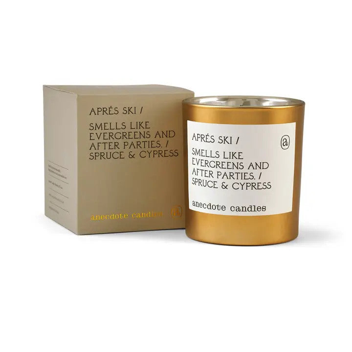 Apres Ski (Spruce & Cypress) Gold Tumbler Candle