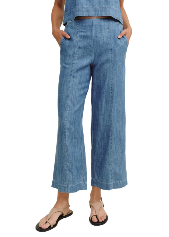 Clean Waist Denim Pant