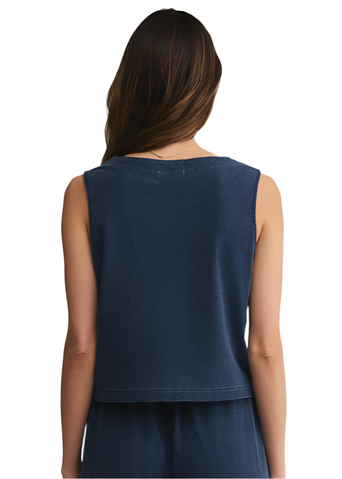 Solace Jersey Denim Top