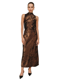 Side Slit Bias Maxi Skirt