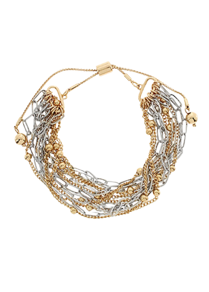 12 Row CCB Ball Station Bracelet