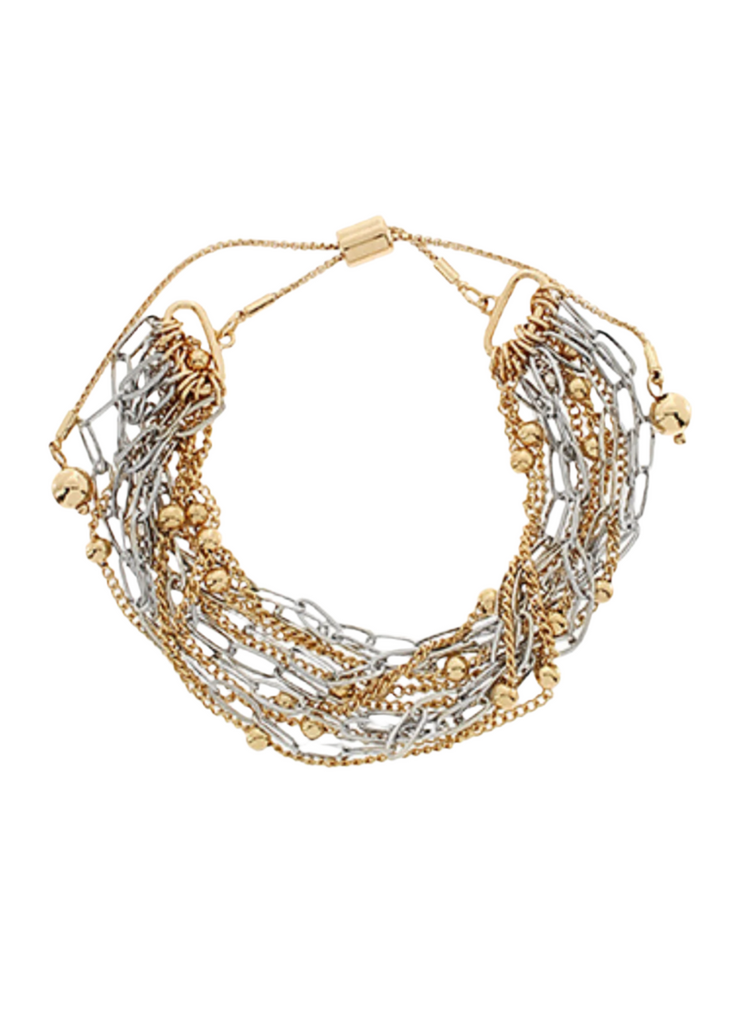 12 Row CCB Ball Station Bracelet