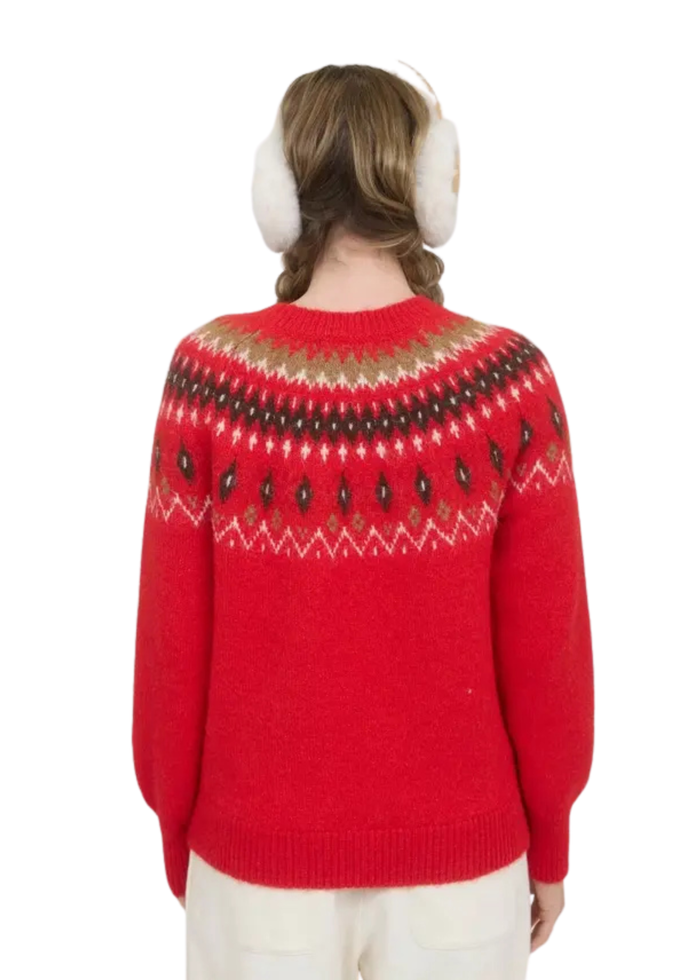 Crew Neck Knit Pullover Sweater