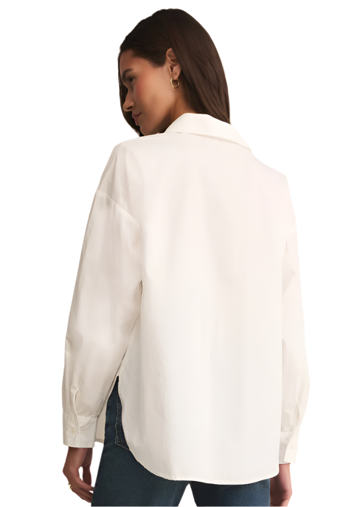 Elevated Poplin Button Up