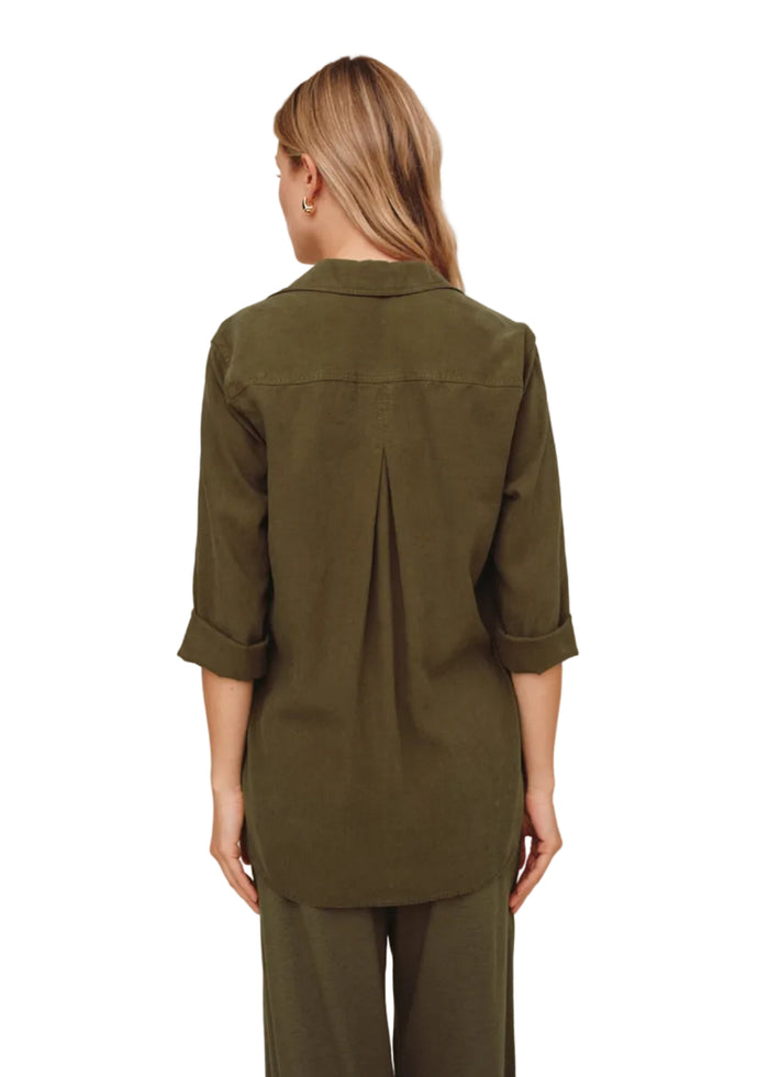 Shirt Tail Button Down