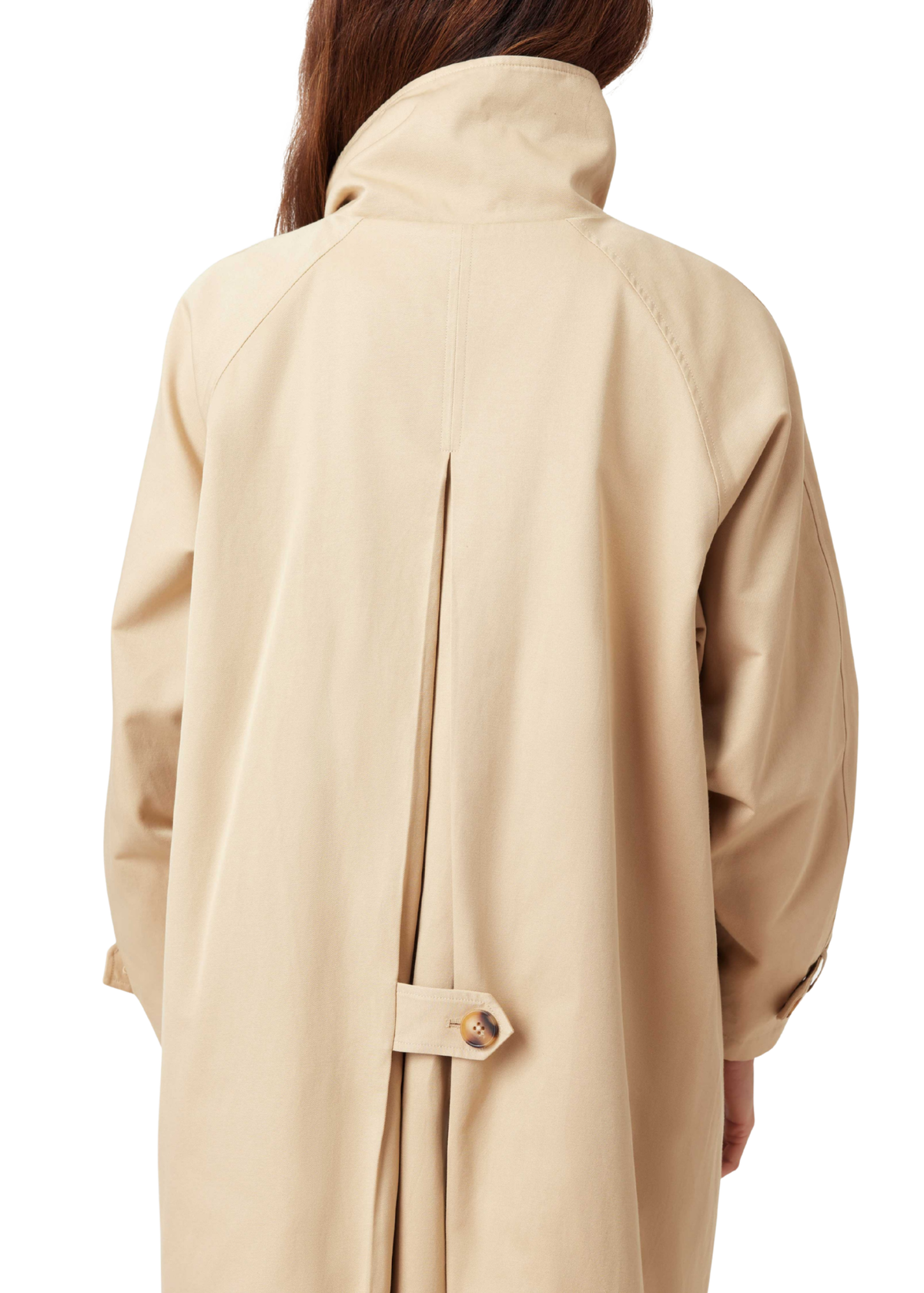 High Neck Trench Coat