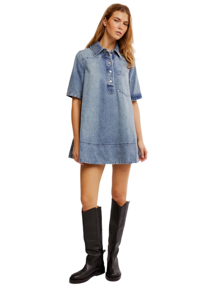 Remino Denim Mini Dress