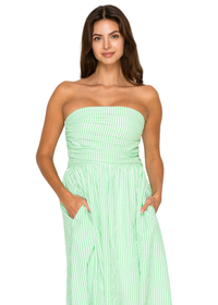 Verde Stripe Maxi Dress