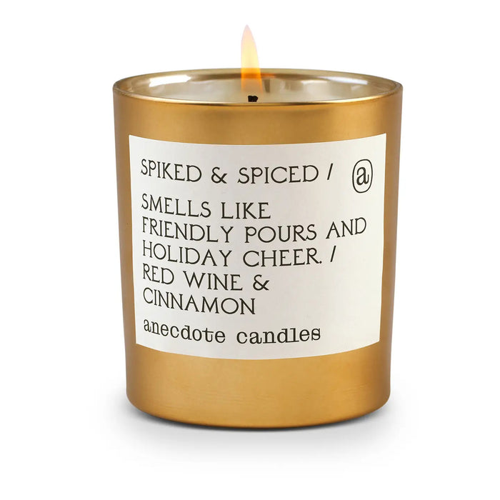 Spiked & Spiced (Red Wine & Cinnamon) Gold Tumbler Candle