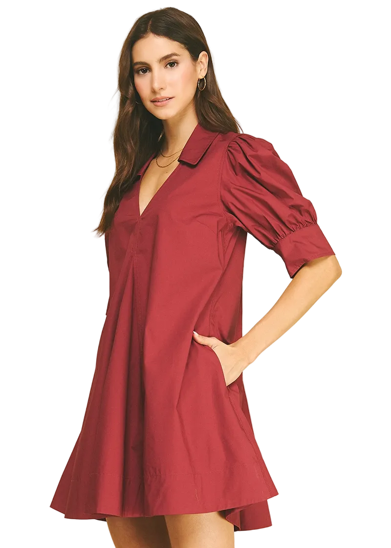 Short Sleeve Mini Dress