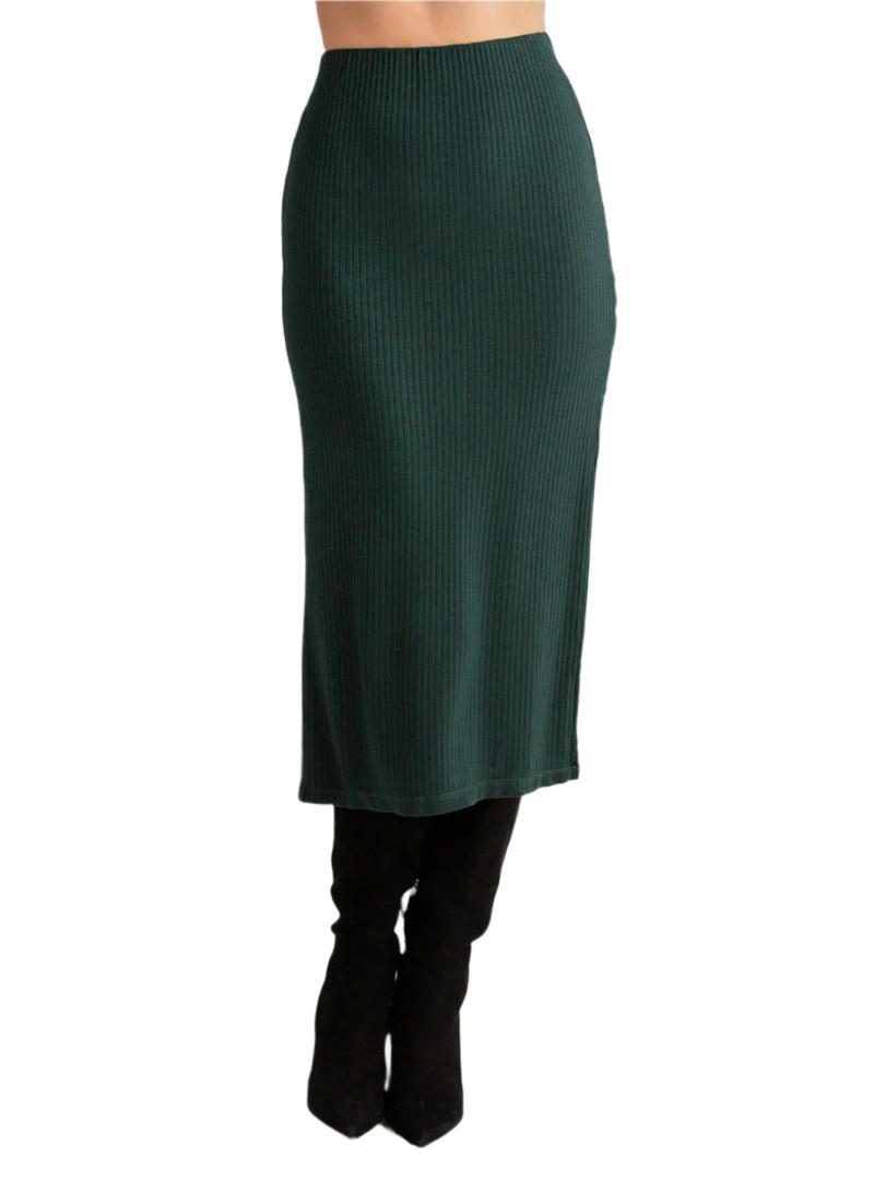 Knit Skirt With Side Slit