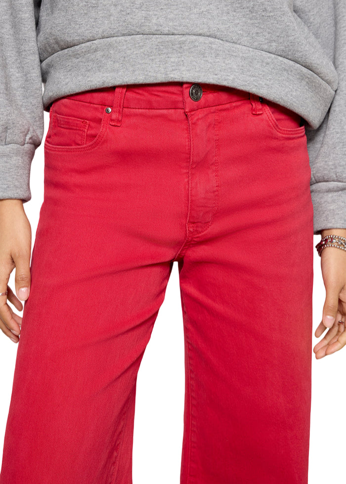 Meg High Rise Ab Wide Leg