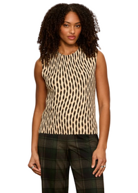 Soft Printed Shell Top