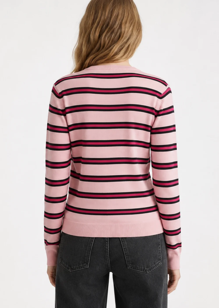 Rainbow Striped Cardigan