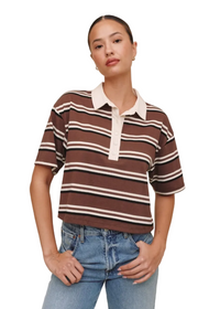 Crop Polo Tee