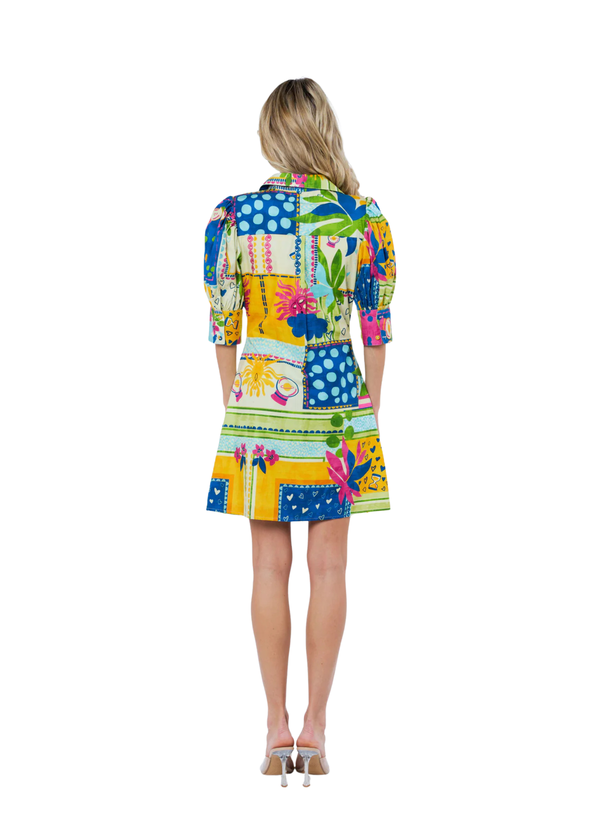Stormi Puffed Sleeve Mini Dress