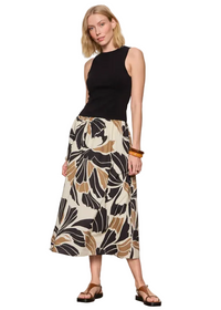 Sandbar Mix Media Midi Dress