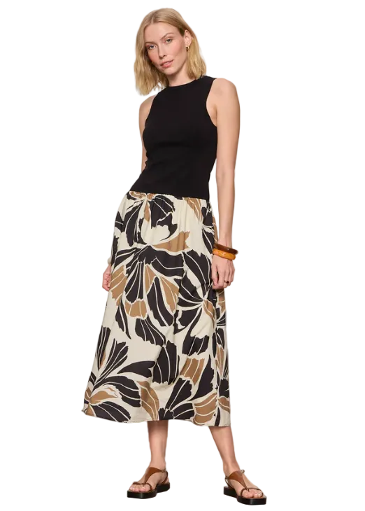 Sandbar Mix Media Midi Dress
