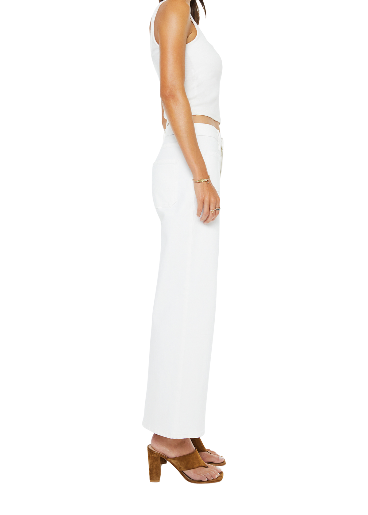 Patch Pocket Mid Rise Maven Ankle