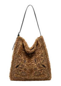 Annie Tan Faux Fur Tote Bag