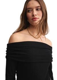 Whimsy Off Shoulder Mesh Top