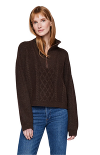 Georgie Quarter-Zip Sweater