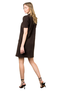 Chenille Short Sleeve Dress