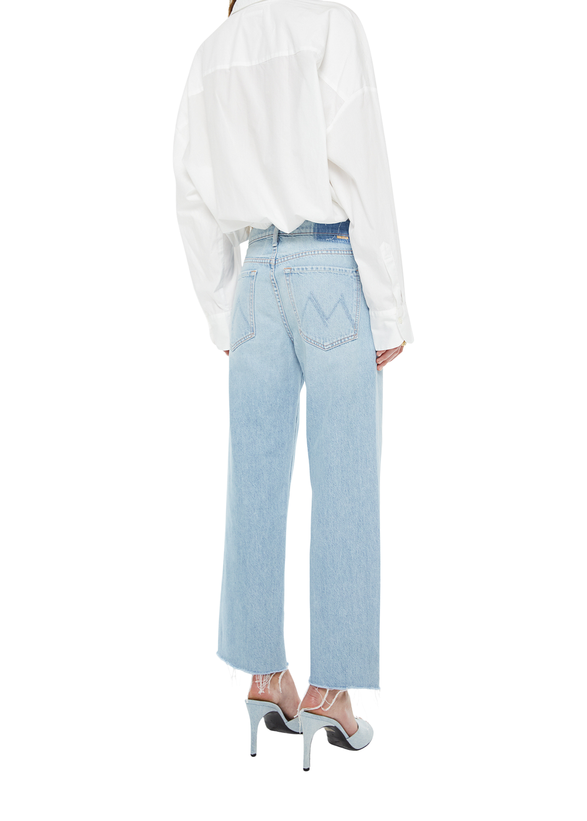 Mid Rise Rambler Zip Ankle Fray