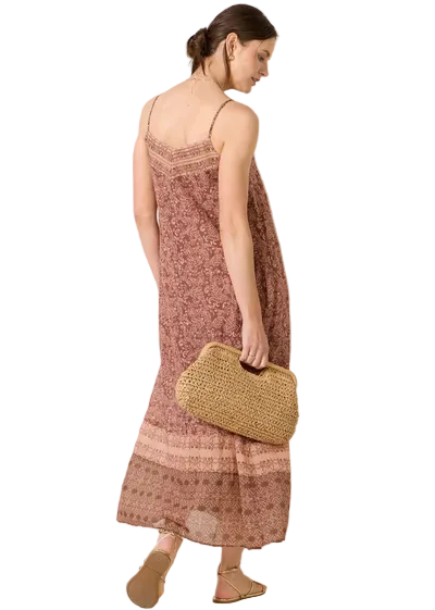Coastal V-Neck Maxi Dress