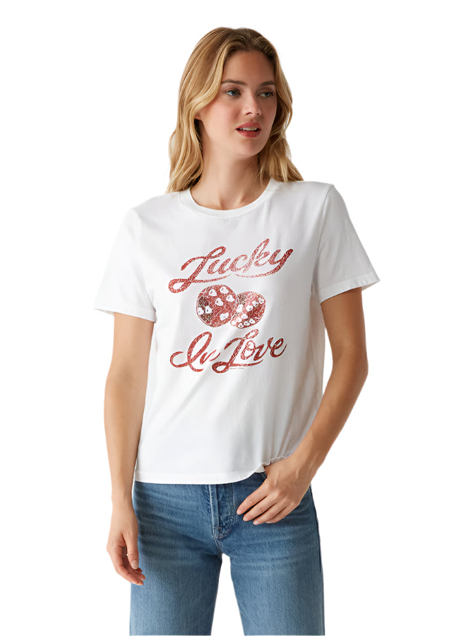 Lucky In Love Graphic Tee