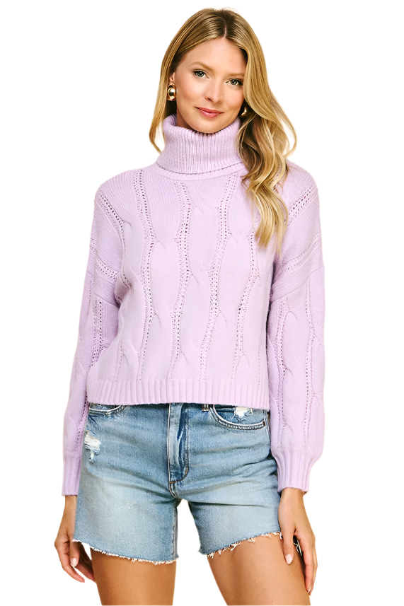 Long Sleeve Puffy Sweater