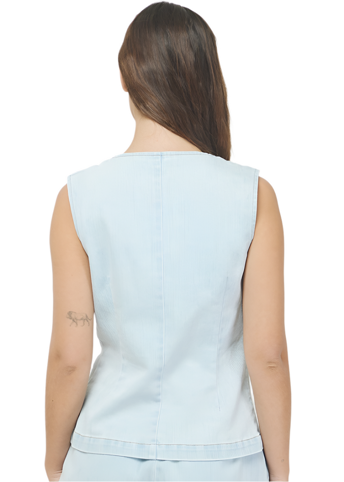 Chambray Denim Vest