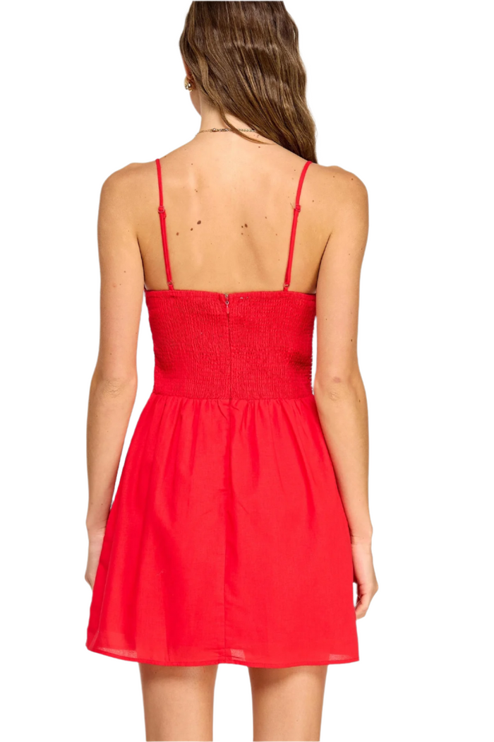 Bustier Sleeveless Mini Dress