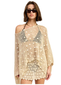 Island Time Crochet Poncho