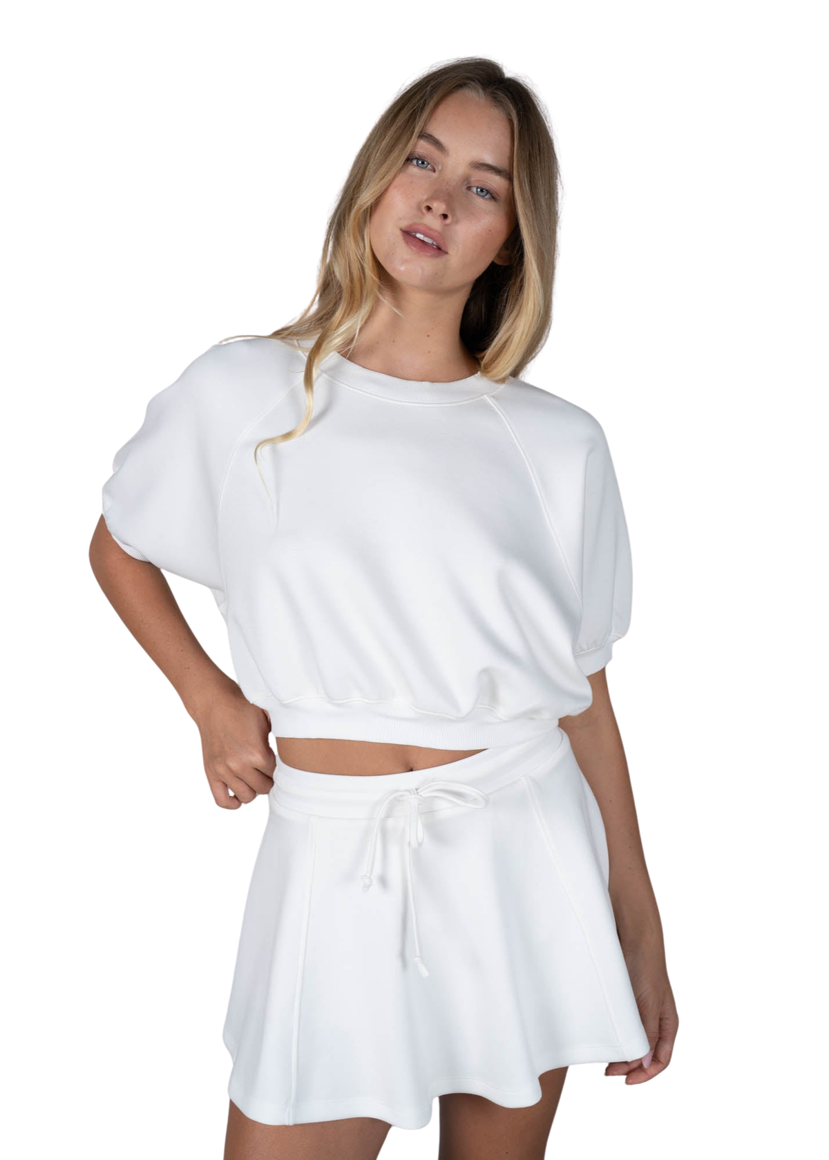 Neoprene Short Sleeve Sweatshirt