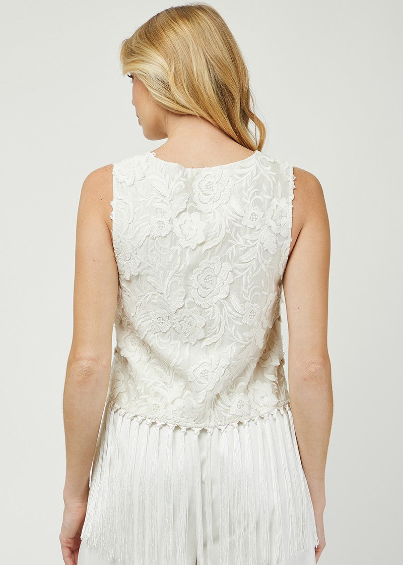 Tassels Sleeveless Top