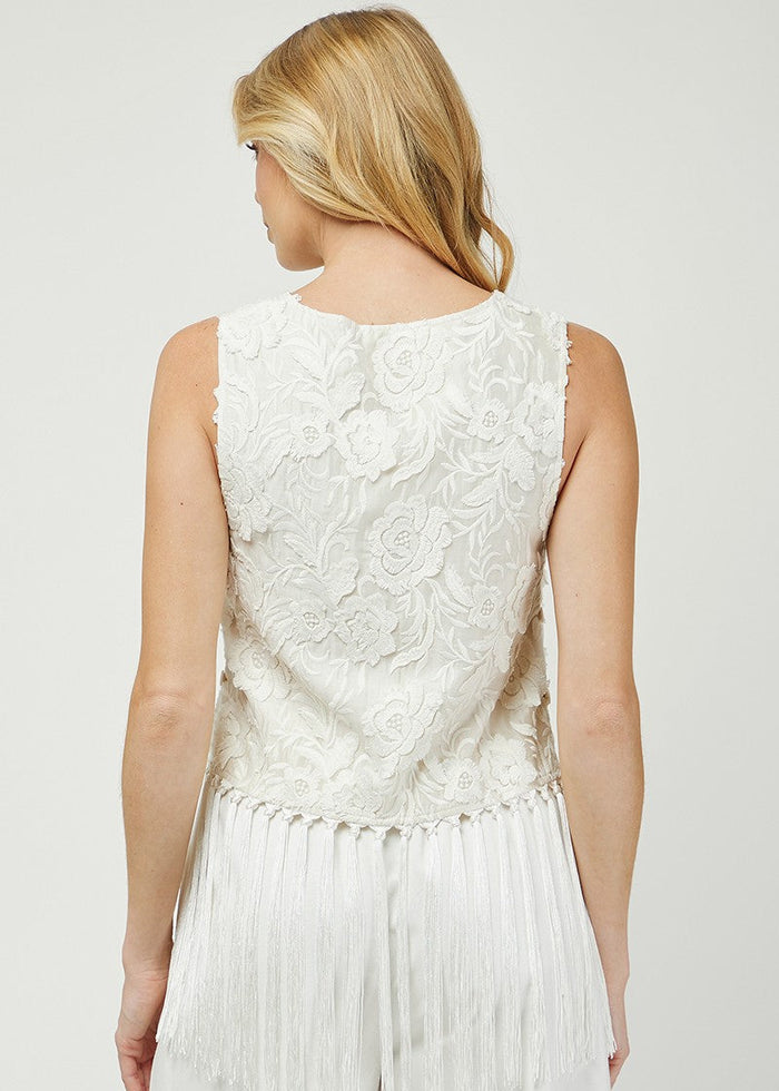 Tassels Sleeveless Top