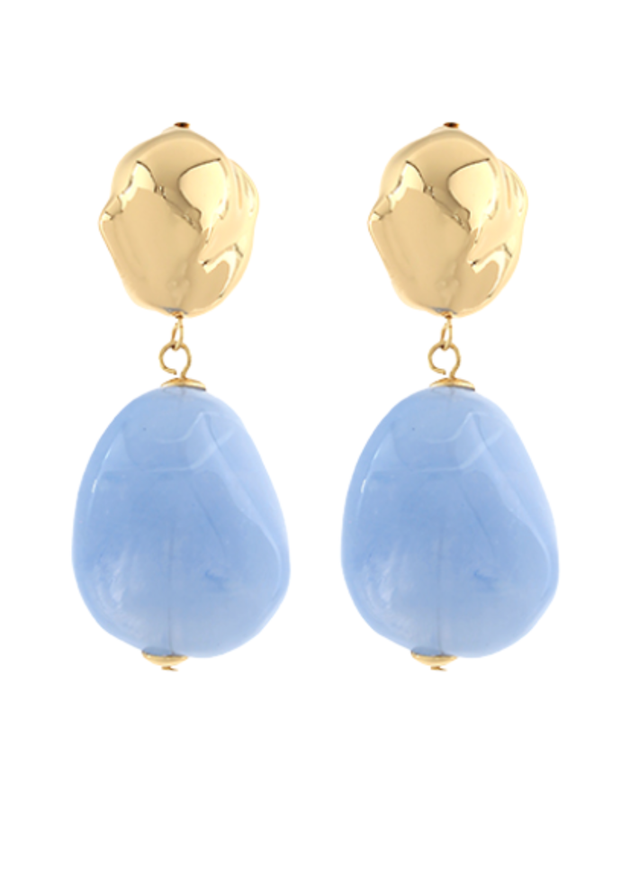 Organic Shape Dangle Earrings