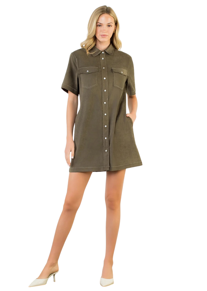 SS Suede Dress