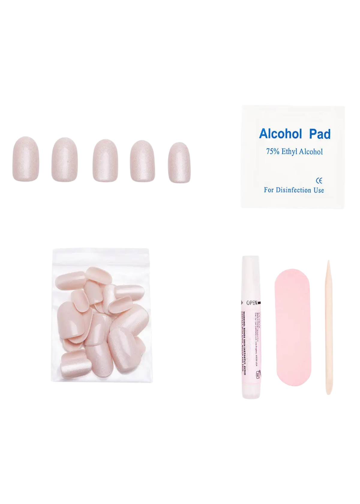 Pure Intentions Press-On Nails| Iridescent Hue