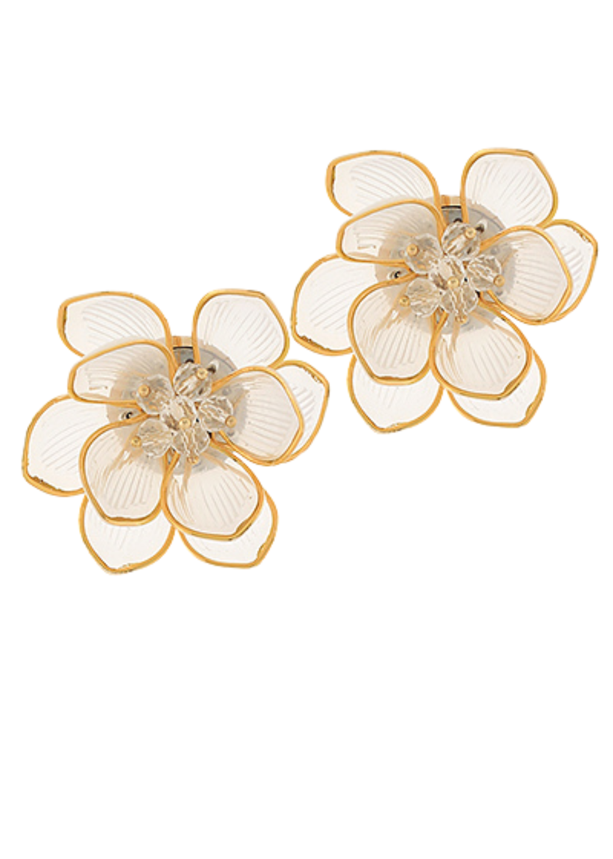 Flower Acetate Earrings